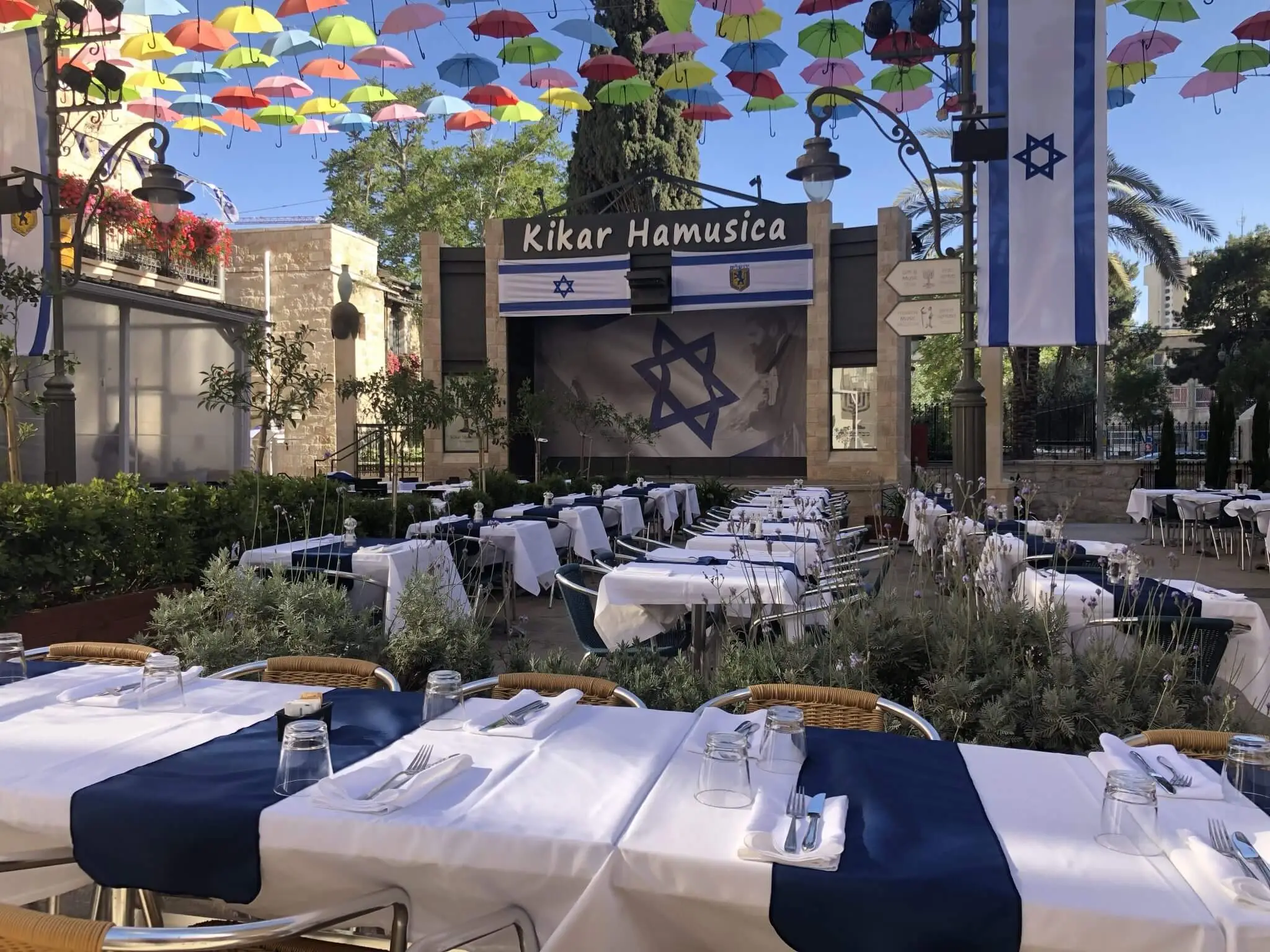 La place Kikar Hamusica à Jérusalem