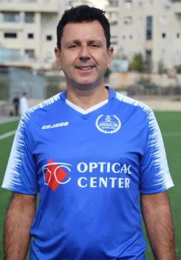 Laurent Levy en maillot du Jerusalem Football Club